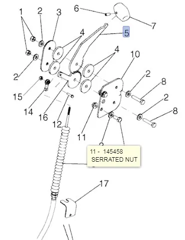 87647008 - рычаг